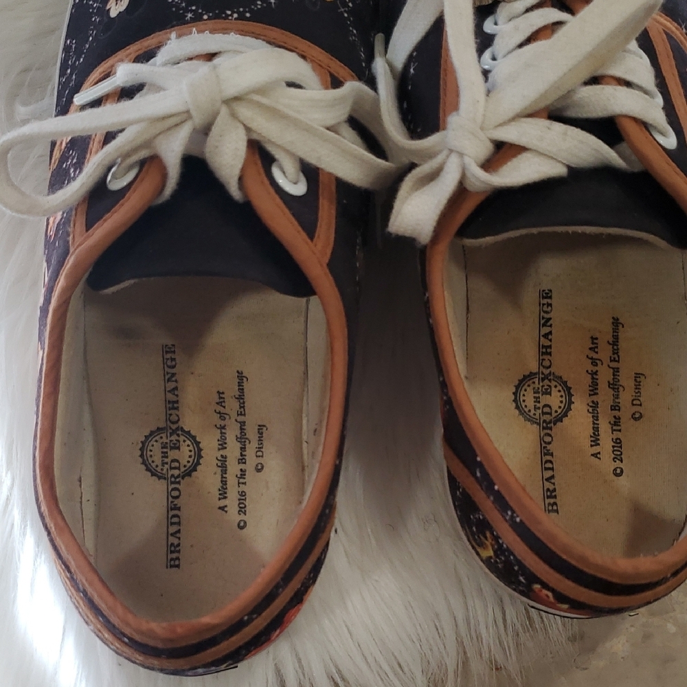 Bradley Exchange Disney Sneakers - Black with Colorful Characters - Picture 4 of 14
